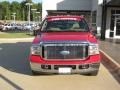 2007 Red Clearcoat Ford F250 Super Duty XLT Crew Cab  photo #8