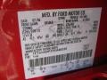 F1: Red Clearcoat 2007 Ford F250 Super Duty XLT Crew Cab Color Code