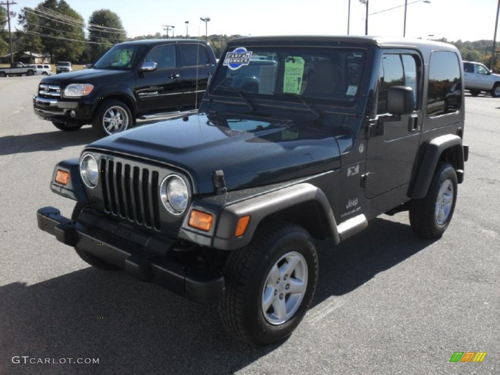 2005 Deep Beryl Green Pearl Jeep Wrangler X 4x4 38475240