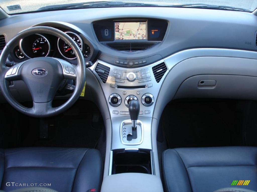 2008 Subaru Tribeca Limited 5 Passenger Slate Gray Dashboard Photo #38515471