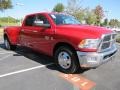 2011 Flame Red Dodge Ram 3500 HD Big Horn Crew Cab Dually  photo #4