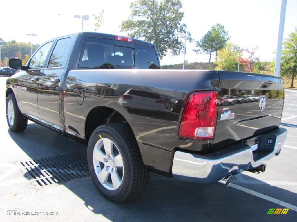 2011 Ram 1500 Big Horn Quad Cab - Rugged Brown Pearl / Dark Slate Gray/Medium Graystone photo #2