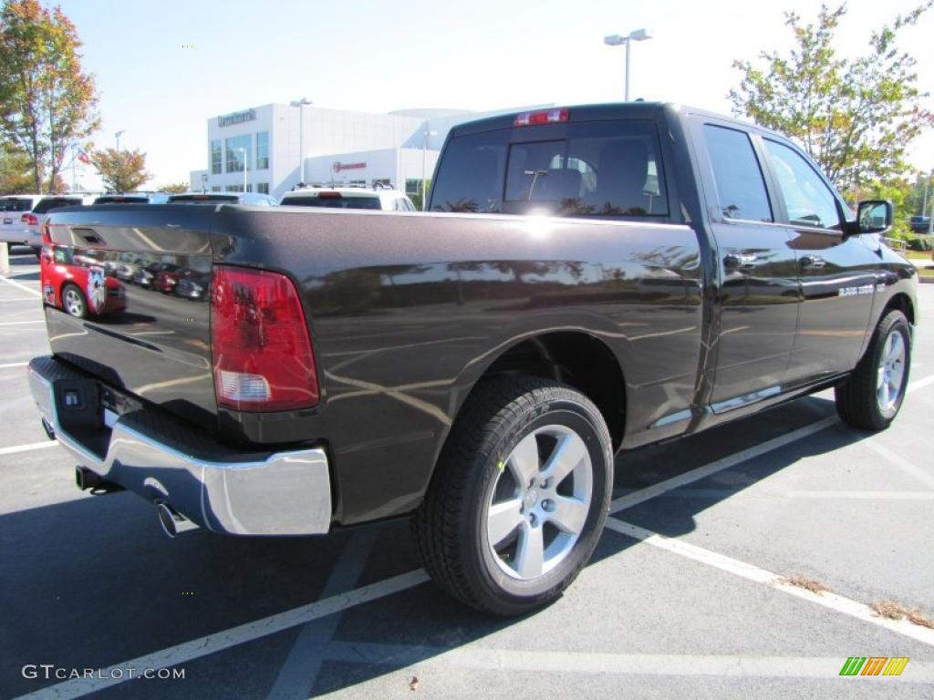 2011 Ram 1500 Big Horn Quad Cab - Rugged Brown Pearl / Dark Slate Gray/Medium Graystone photo #3