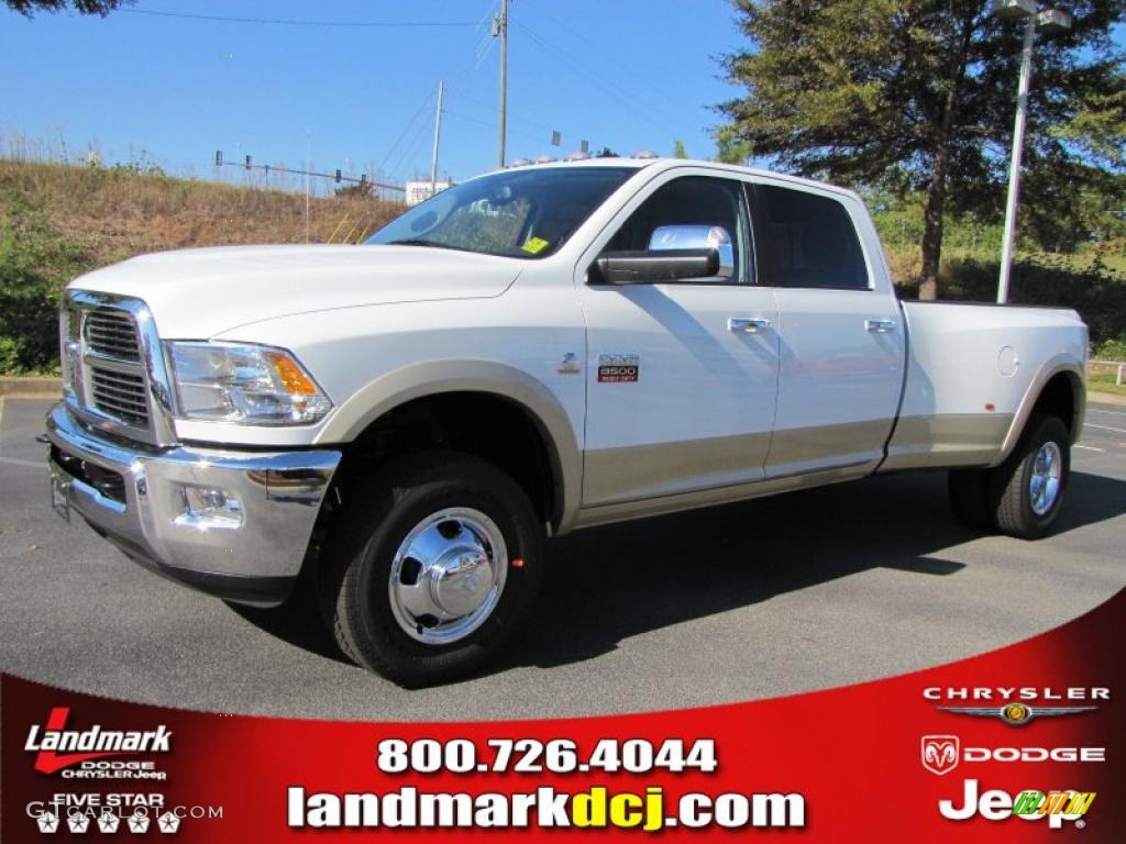 Bright White Dodge Ram 3500 HD