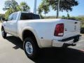 2011 Bright White Dodge Ram 3500 HD Laramie Crew Cab 4x4 Dually  photo #2