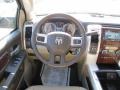 Light Pebble Beige/Bark Brown Steering Wheel Photo for 2011 Dodge Ram 3500 HD #38517475