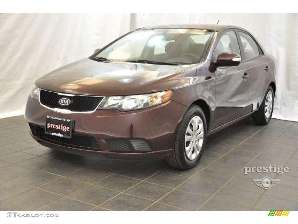 Dark Cherry Kia Forte