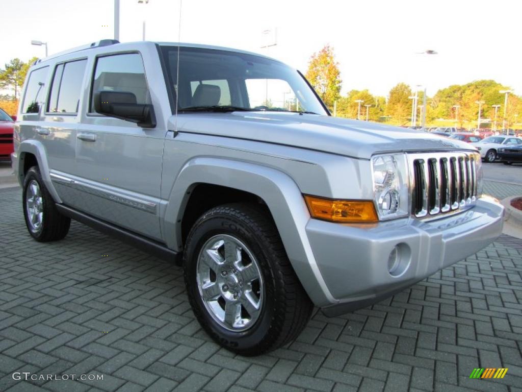 Bright Silver Metallic 2007 Jeep Commander Limited 4x4 Exterior Photo #38519399