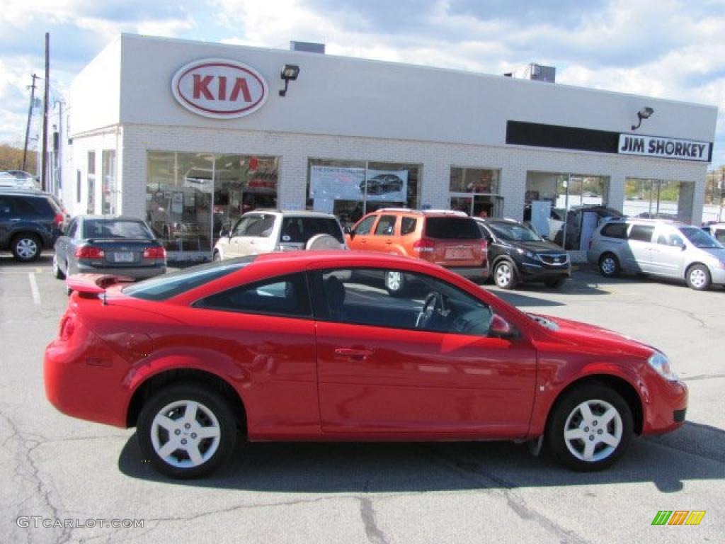 2007 Cobalt LT Coupe - Victory Red / Gray photo #2