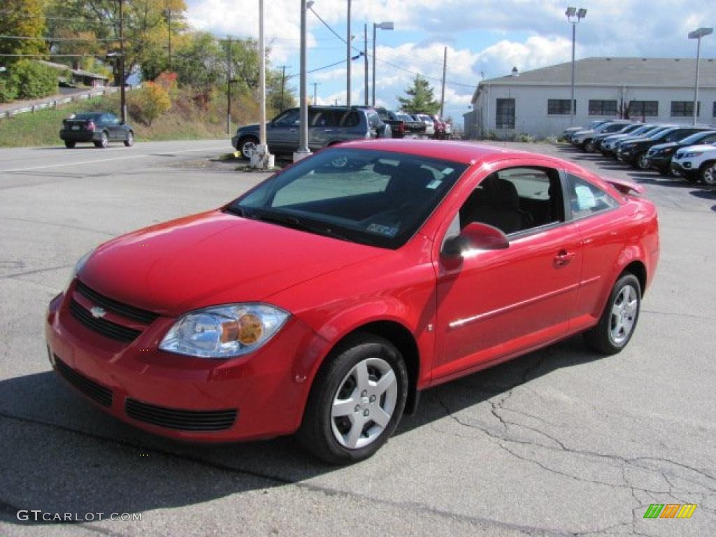 2007 Cobalt LT Coupe - Victory Red / Gray photo #6