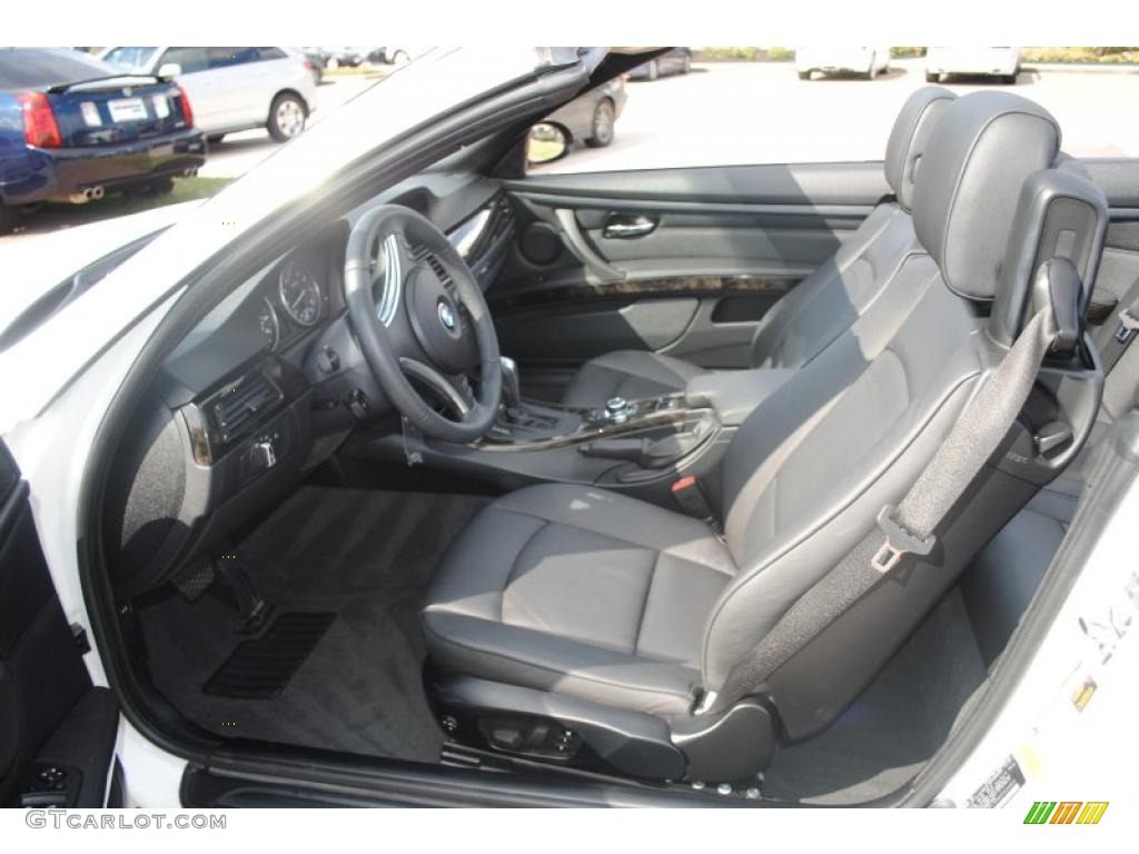 Black Interior 2011 BMW 3 Series 328i Convertible Photo #38520087