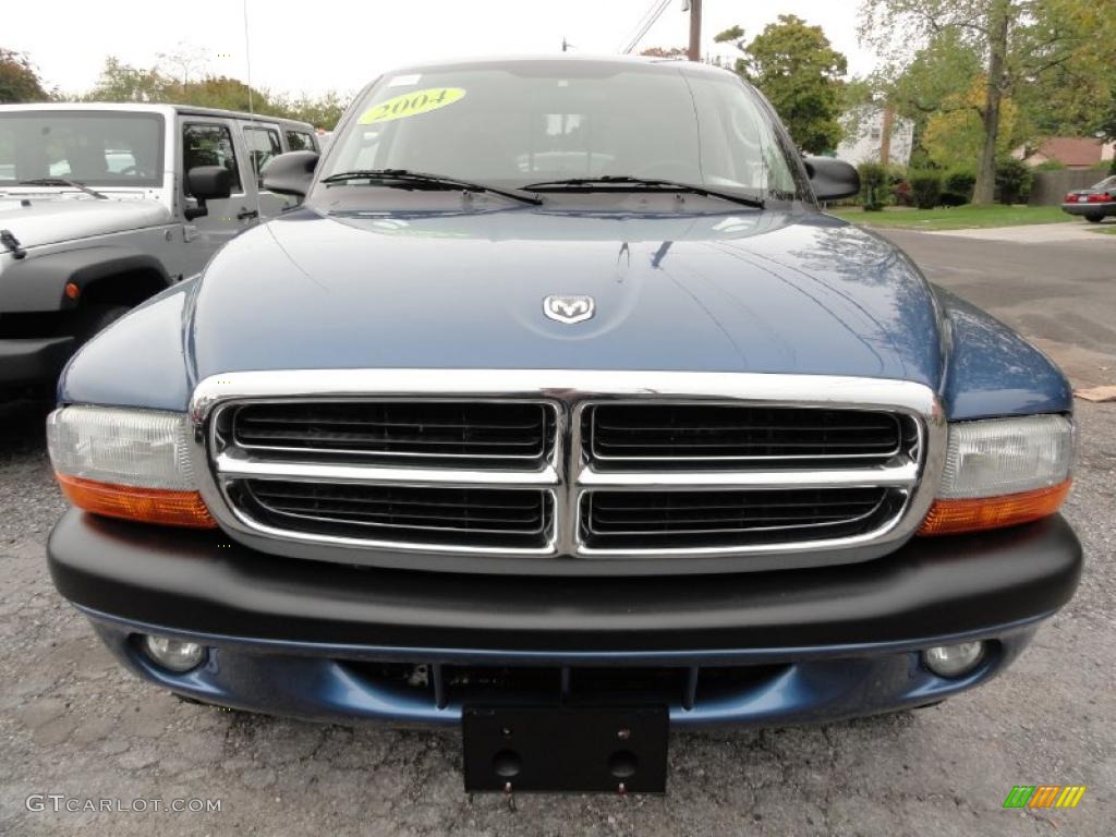 2004 Dakota Sport Quad Cab 4x4 - Atlantic Blue Pearl / Dark Slate Gray photo #2