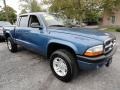 2004 Atlantic Blue Pearl Dodge Dakota Sport Quad Cab 4x4  photo #7