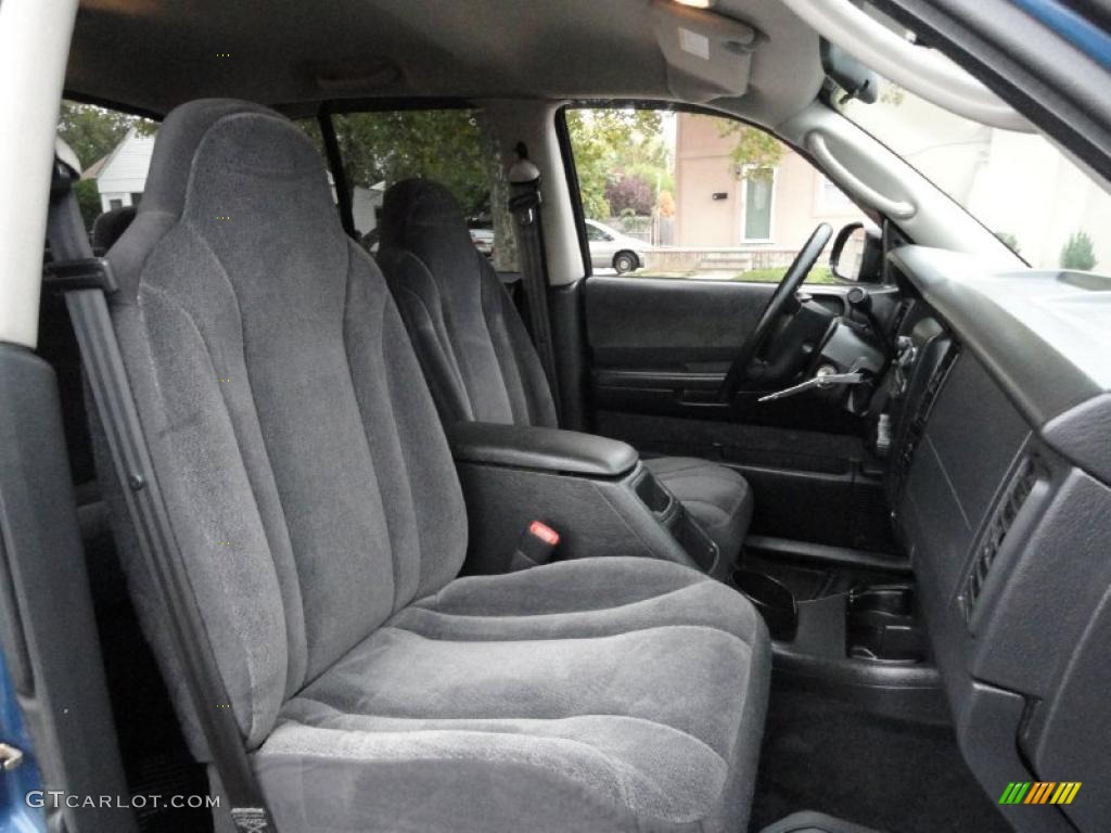 Dark Slate Gray Interior 2004 Dodge Dakota Sport Quad Cab 4x4 Photo #38520323