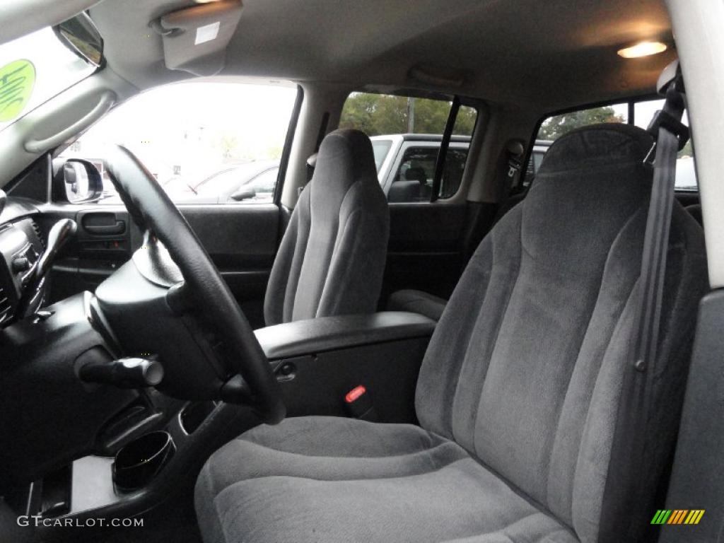 Dark Slate Gray Interior 2004 Dodge Dakota Sport Quad Cab 4x4 Photo #38520339