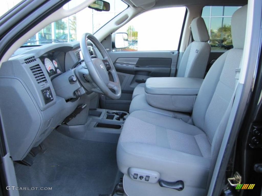 Medium Slate Gray Interior 2007 Dodge Ram 3500 SLT Mega Cab Dually Photo #38520531