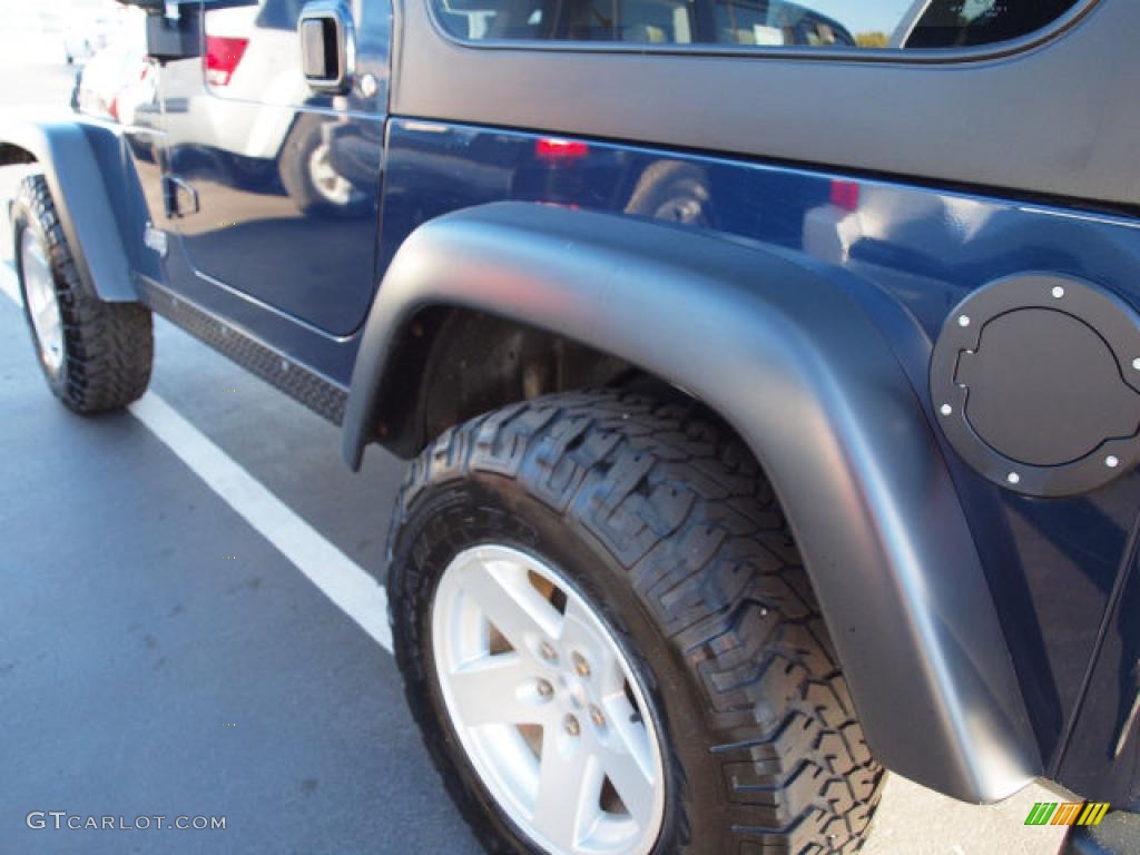 2006 Wrangler Rubicon 4x4 - Midnight Blue Pearl / Dark Slate Gray photo #4