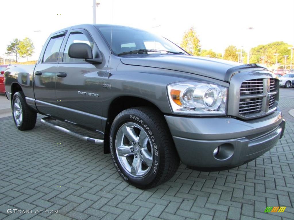 2007 Ram 1500 Sport Quad Cab - Mineral Gray Metallic / Medium Slate Gray photo #7