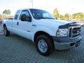 Oxford White - F250 Super Duty XL SuperCab Photo No. 7