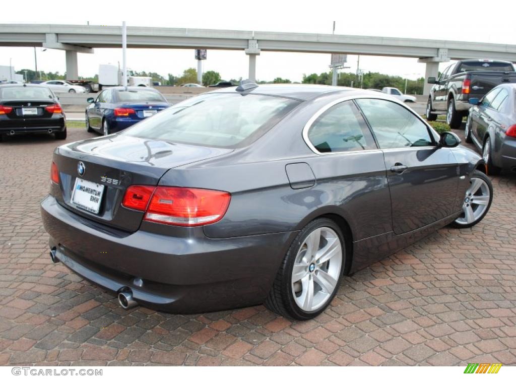 2008 3 Series 335i Coupe - Sparkling Graphite Metallic / Oyster photo #5