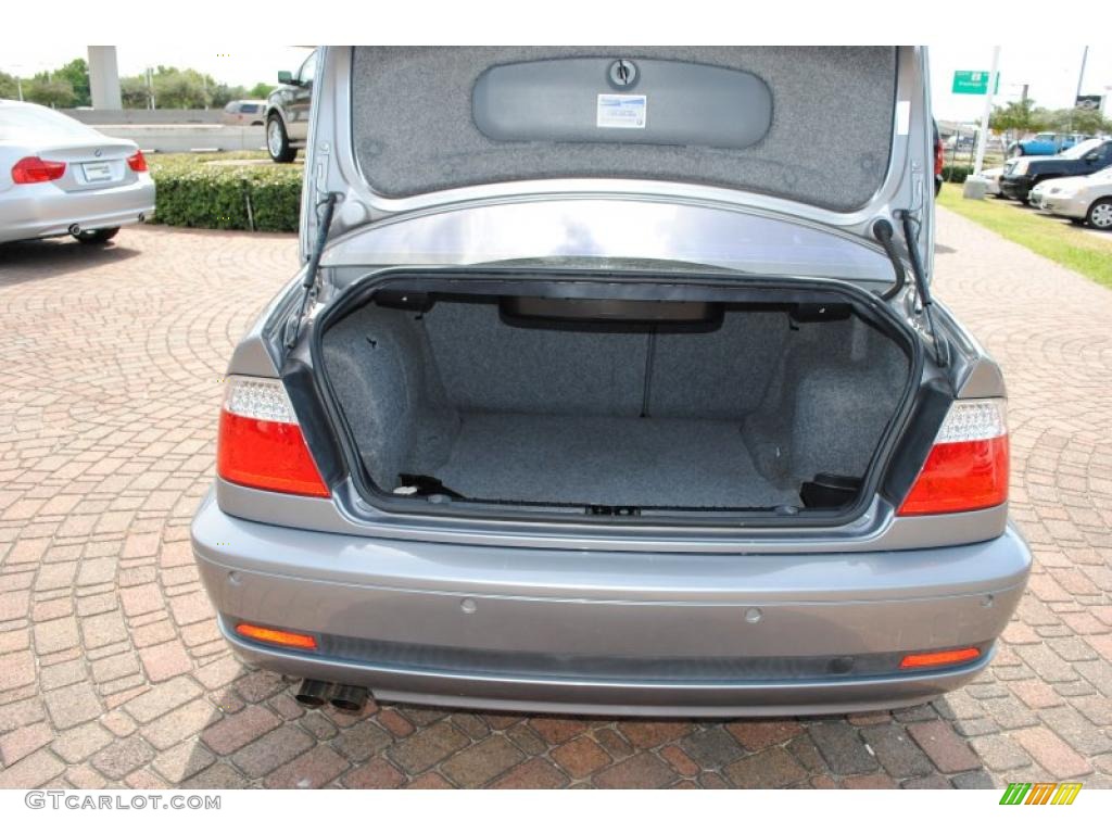 2004 3 Series 325i Coupe - Silver Grey Metallic / Black photo #11