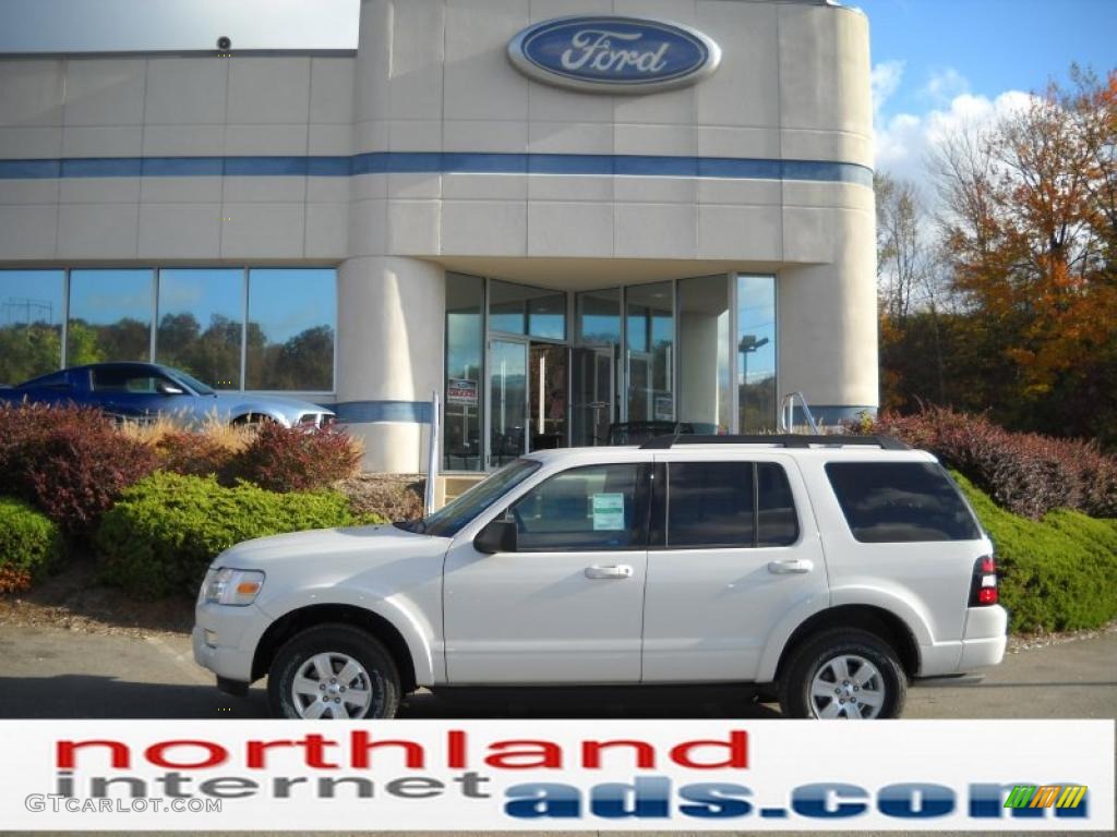 White Suede Ford Explorer