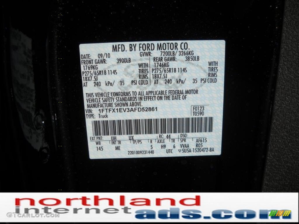 2010 F150 XLT SuperCab 4x4 - Tuxedo Black / Medium Stone photo #12