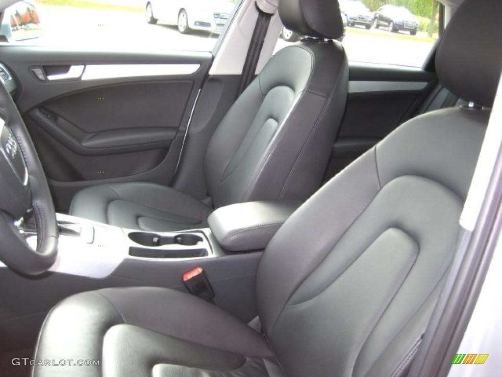 Black Interior 2009 Audi A4 2.0T quattro Sedan Photo #38524451