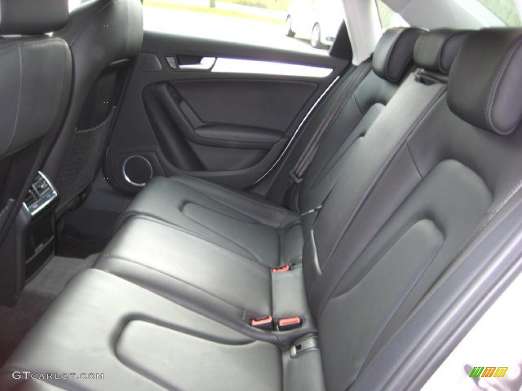 Black Interior 2009 Audi A4 2.0T quattro Sedan Photo #38524463
