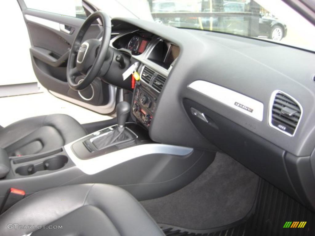 Black Interior 2009 Audi A4 2.0T quattro Sedan Photo #38524507