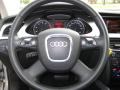 Black 2009 Audi A4 2.0T quattro Sedan Steering Wheel
