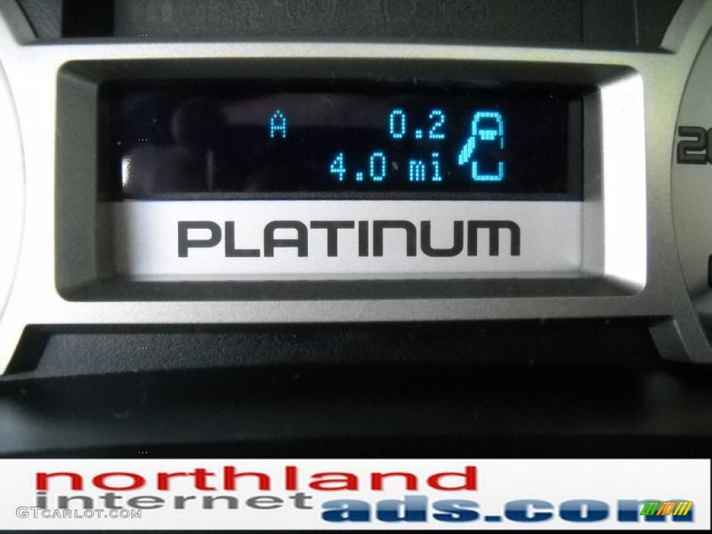 2010 F150 Platinum SuperCrew 4x4 - White Platinum Metallic Tri Coat / Sienna Brown Leather/Black photo #20
