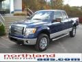 2010 Dark Blue Pearl Metallic Ford F150 XLT SuperCab 4x4  photo #2