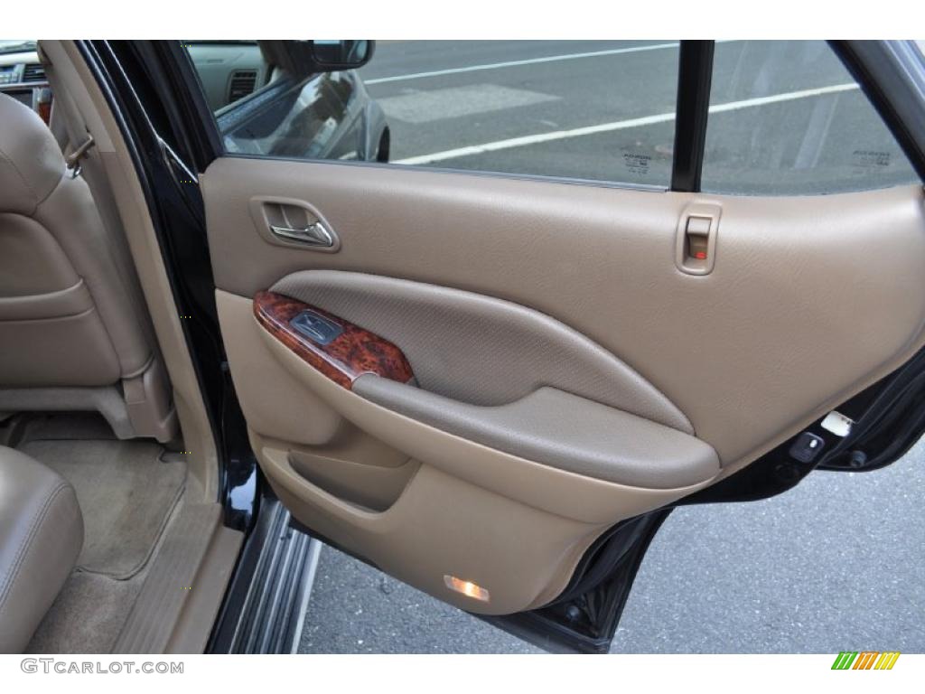 2002 Acura MDX Standard MDX Model Saddle Door Panel Photo #38525205