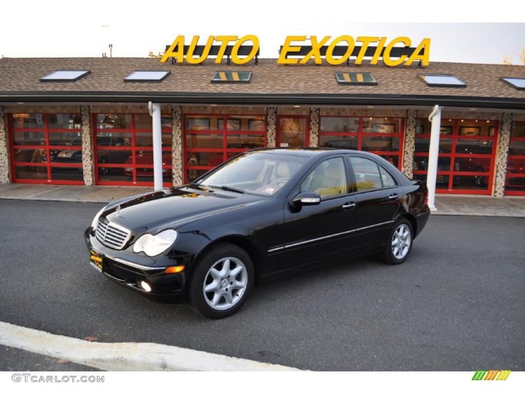 2004 C 320 Sedan - Black / Java photo #1