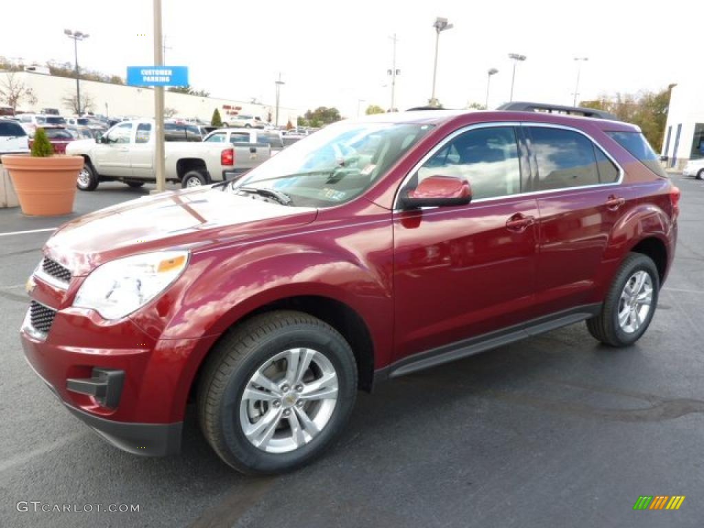 Cardinal Red Metallic 2011 Chevrolet Equinox LT AWD Exterior Photo #38526367