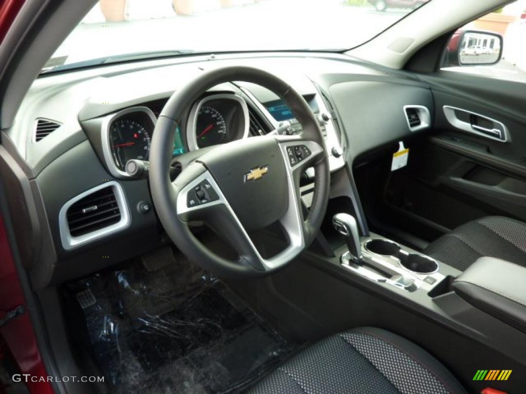 Jet Black Interior 2011 Chevrolet Equinox LT AWD Photo #38526511