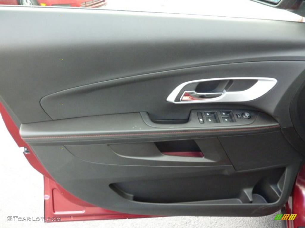 2011 Chevrolet Equinox LT AWD Jet Black Door Panel Photo #38526527