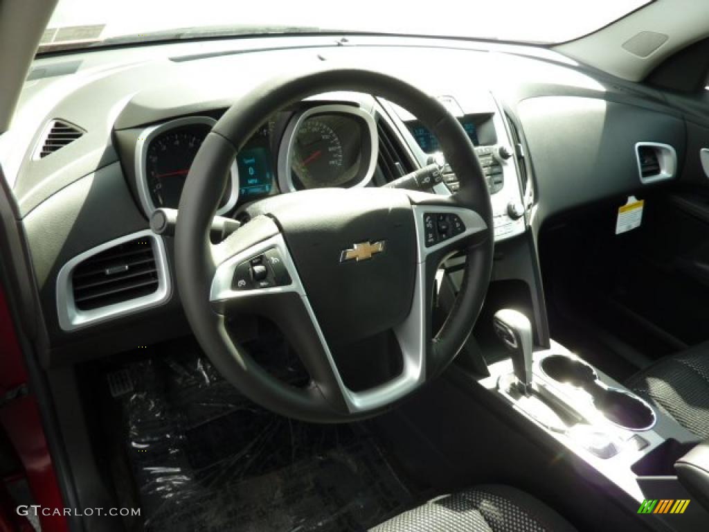 2011 Chevrolet Equinox LT AWD Jet Black Dashboard Photo #38527099