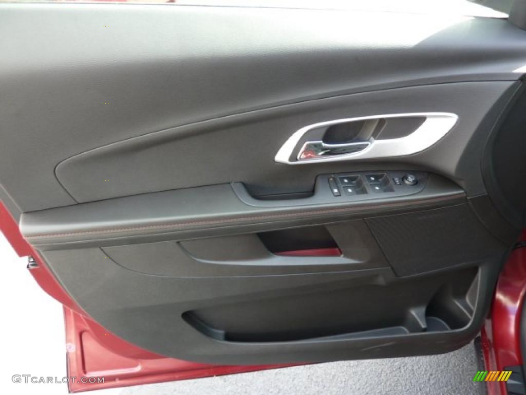 2011 Chevrolet Equinox LT AWD Jet Black Door Panel Photo #38527119