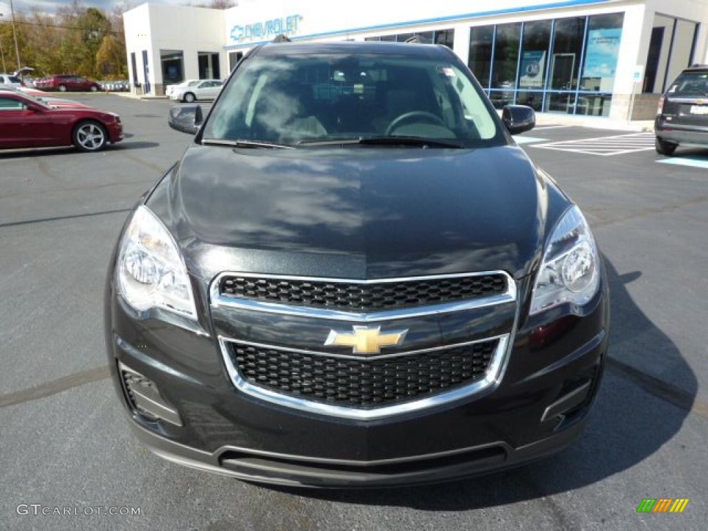 2011 Equinox LT AWD - Black Granite Metallic / Jet Black photo #2