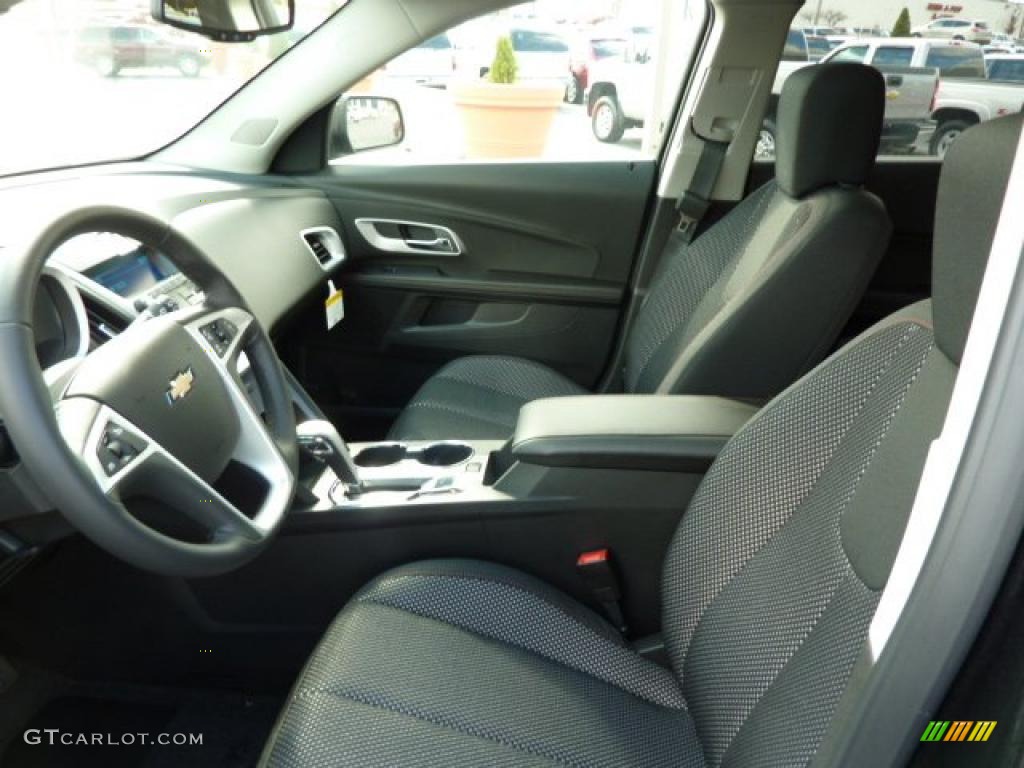 Jet Black Interior 2011 Chevrolet Equinox LT AWD Photo #38527327