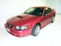 2002 Laser Red Metallic Ford Mustang GT Coupe  photo #2