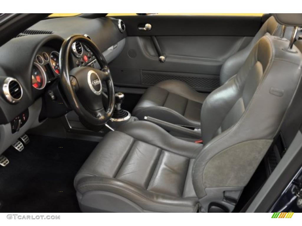 Aviator Grey Interior 2005 Audi TT 1.8T quattro Roadster Photo #38527419