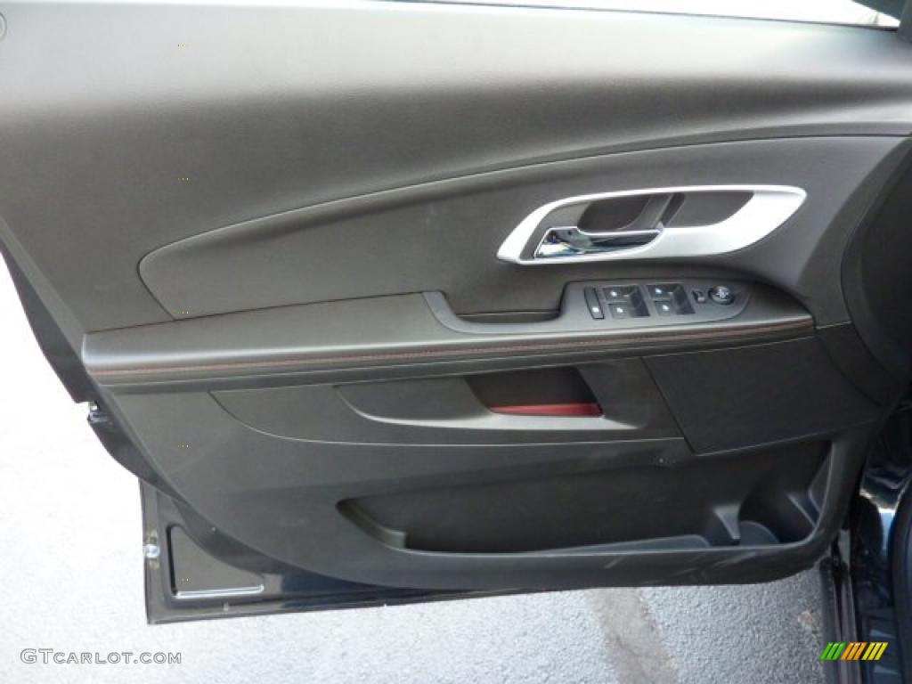 2011 Chevrolet Equinox LT AWD Jet Black Door Panel Photo #38527439