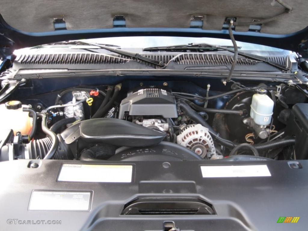 2000 Chevrolet Silverado 1500 Z71 Extended Cab 4x4 5.3 Liter OHV 16-Valve Vortec V8 Engine Photo #38528791