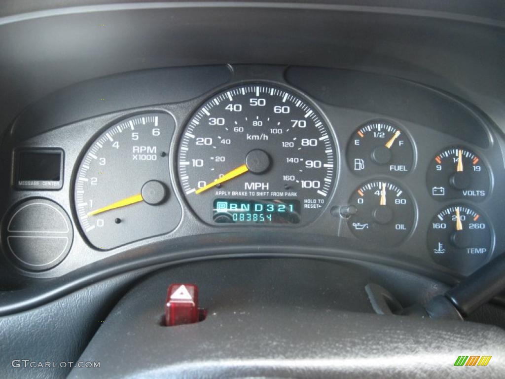 2000 Chevrolet Silverado 1500 Z71 Extended Cab 4x4 Gauges Photo #38529207