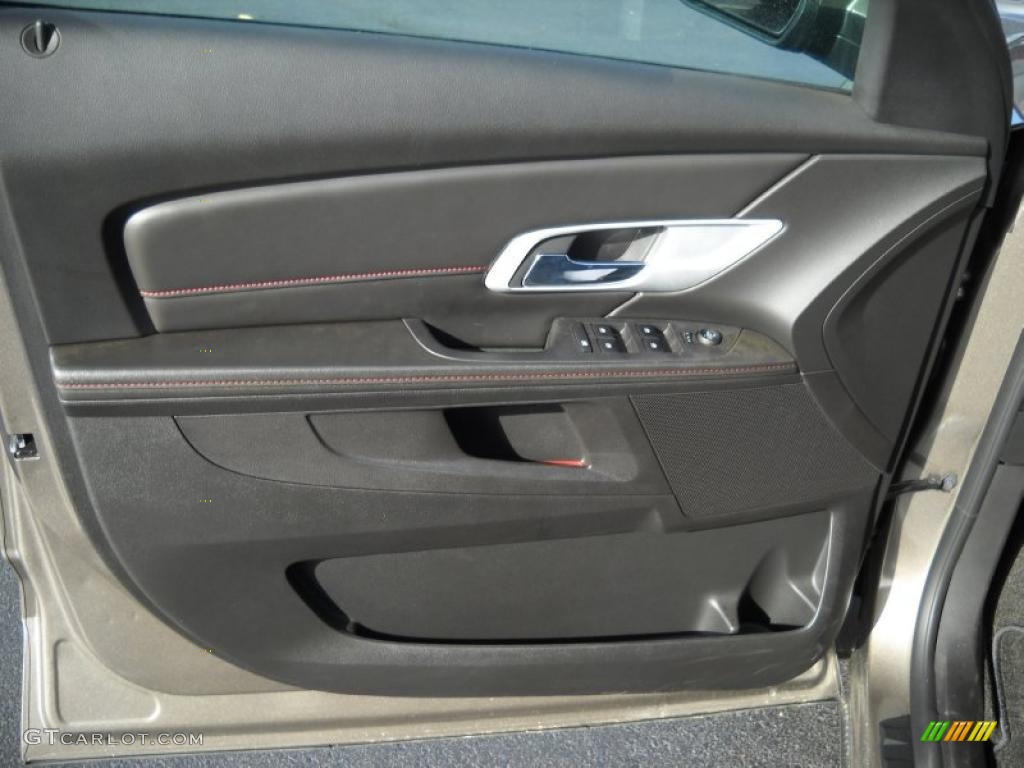 2011 GMC Terrain SLE Jet Black Door Panel Photo #38530015