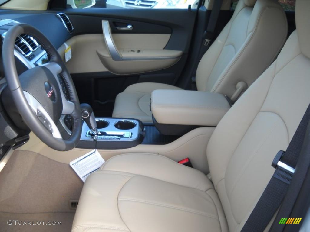 Cashmere Interior 2011 GMC Acadia SLT AWD Photo #38530331
