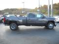 2011 Storm Gray Metallic GMC Sierra 3500HD SLT Crew Cab 4x4 Dually  photo #3